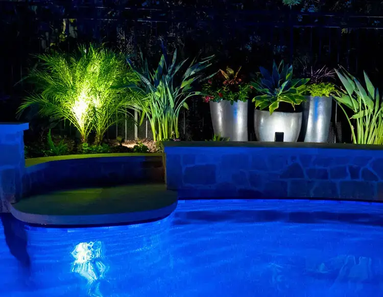 Color-Changing LED Landscape Lights Orange County, CA