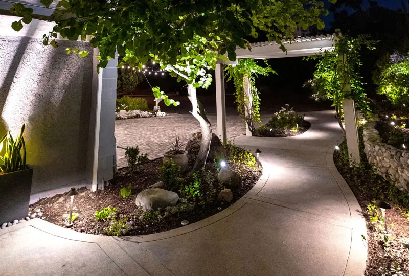 Outdoor Pathway LED Spike Lights near Dana Point, CA