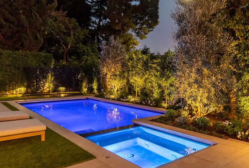 Pool Landscape Luxury Lighting Dana Point California